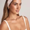 Bandeau côtelé en modal Candy à imprimé rayé Bandeau côtelé en modal Candy à imprimé rayé