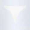 Bas de bikini cheeky Beqa avec détails métalliques, blanc