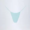 Bas de bikini à cordon Bosa en broderie anglaise, bleu poudré