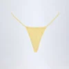 Bas de bikini à cordon Bosa en broderie anglaise, couleur jaune citron
