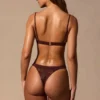 Bas de bikini Indira Cheeky en marron espresso Bas de bikini Indira Cheeky en marron espresso