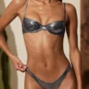 Bas de bikini Mar Cheeky en argent Bas de bikini Mar Cheeky en argent