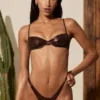 Bas de bikini Mar Cheeky en bronze Bas de bikini Mar Cheeky en bronze