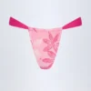 Bas de bikini Pensacola Cheeky à imprimé orchidée rose