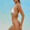 Bas de bikini string à cordon orné Bali en blanc Bas de bikini string à cordon orné Bali en blanc