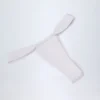 Bas de bikini string froncé Solsona en blanc Bas de bikini string froncé Solsona en blanc