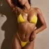 Haut de bikini triangle Recife en jaune doré Haut de bikini triangle Recife en jaune doré
