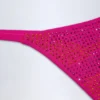 Bas de bikini string Jalama orné d’imprimés roses tropicaux Bas de bikini string Jalama orné d’imprimés roses tropicaux