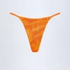 Bas de bikini string Jalama orné d’imprimés tropicaux orange Bas de bikini string Jalama orné d’imprimés tropicaux orange