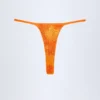 Bas de bikini string Jalama orné d’imprimés tropicaux orange Bas de bikini string Jalama orné d’imprimés tropicaux orange