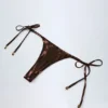 Bas de bikini string Tierra en bronze doré Bas de bikini string Tierra en bronze doré