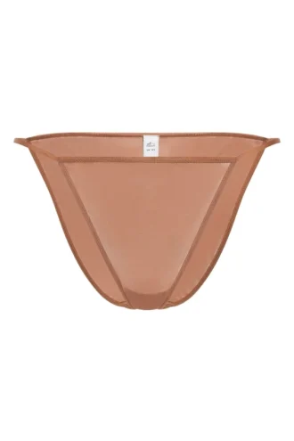 Bikini string en maille douce Intimates couleur miel