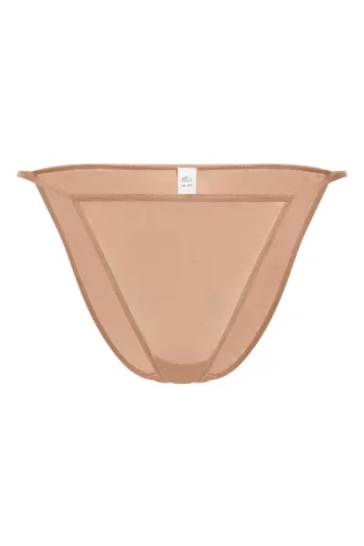Bikini string en maille douce Intimates, couleur pêche chaud