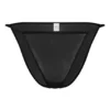 Bikini string en maille douce Intimates, noir