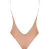 Body string à bretelles invisibles en maille douce Intimates, couleur pêche chaud