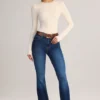Body Ziva en modal à col rond et manches longues, couleur crème Body Ziva en modal à col rond et manches longues, couleur crème