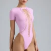 Bodys Raine en rose violet Bodys Raine en rose violet