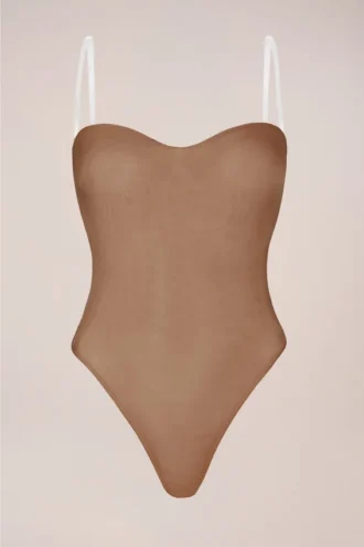 Bodys sans bretelles Intimates couleur miel