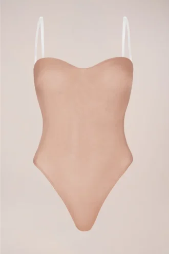 Bodys sans bretelles Intimates couleur pêche chaud