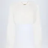 Boléro court en fausse fourrure Almerinda, blanc Boléro court en fausse fourrure Almerinda, blanc