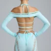 Boléro court Pixie orné de motifs, bleu glacier Boléro court Pixie orné de motifs, bleu glacier