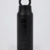 Bouteille d’eau isotherme magnétique en acier inoxydable, couleur noire Bouteille d’eau isotherme magnétique en acier inoxydable, couleur noire