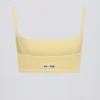 Bralette à encolure carrée, couleur citron Bralette à encolure carrée, couleur citron