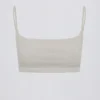 Bralette à encolure carrée en gris clair
