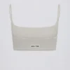 Bralette à encolure carrée en gris clair