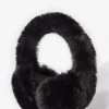 Cache-oreilles en fausse fourrure, noir Cache-oreilles en fausse fourrure, noir
