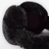 Cache-oreilles en fausse fourrure, noir Cache-oreilles en fausse fourrure, noir