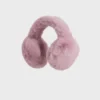 Cache-oreilles en fausse fourrure rose poudré Cache-oreilles en fausse fourrure rose poudré