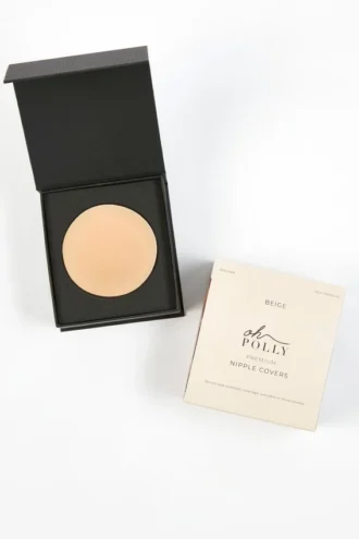 Cache-tétons réutilisables en silicone Intimates, couleur beige