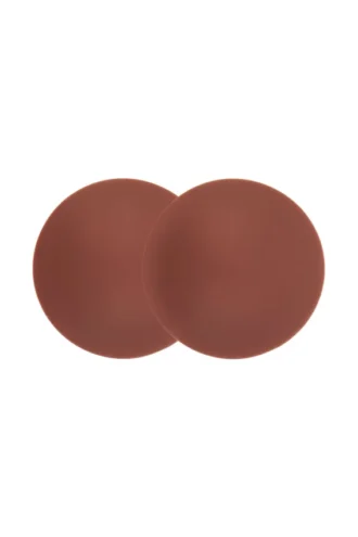 Caches-tétons réutilisables en silicone Intimates, couleur Chestnut