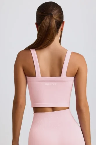Caraco long sans coutures Super Sculpt, couleur rose poudré