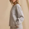 Cardigan oversize zippé en marl glacé Cardigan oversize zippé en marl glacé