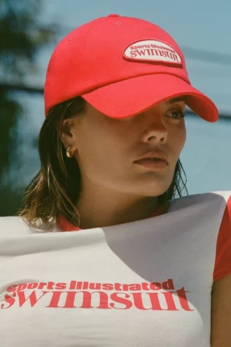 Casquette de baseball Lazise Logo en rouge vif