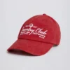 Casquette de baseball rouge foncé