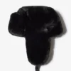 Chapeau de trappeur en fausse fourrure noir Chapeau de trappeur en fausse fourrure noir