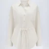 Chemise oversize en popeline de coton Lerici, blanche Chemise oversize en popeline de coton Lerici, blanche