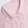 Chemise oversize Lerici à rayures roses Chemise oversize Lerici à rayures roses