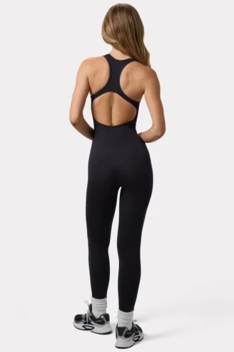Combinaison Define Luxe à dos nu, couleur noire
