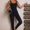 Combinaison dos nu Soft Active en noir Combinaison dos nu Soft Active en noir