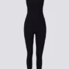 Combinaison dos nu Soft Active en noir Combinaison dos nu Soft Active en noir