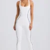Combinaison Petite Soft Active à dos nu, couleur blanche Combinaison Petite Soft Active à dos nu, couleur blanche