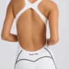 Combinaison Petite Soft Active à dos nu, couleur blanche Combinaison Petite Soft Active à dos nu, couleur blanche
