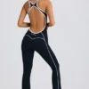 Combinaison Petite Soft Active à dos nu, couleur noire Combinaison Petite Soft Active à dos nu, couleur noire