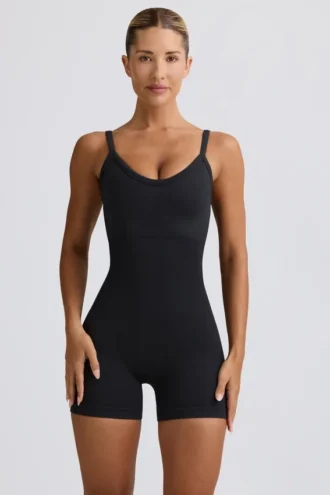 Combinaison sans coutures Super Sculpt en noir