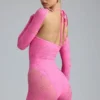 Combinaison-short à découpes et ornements Melody, rose bubble-gum Combinaison-short à découpes et ornements Melody, rose bubble-gum
