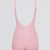 Combinaison Soft Active dos nu à contraste, couleur rose poudré Combinaison Soft Active dos nu à contraste, couleur rose poudré